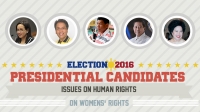 Presidential Assessment for May 2016 Elections | Issues on Human Rights: Womens' Rights
